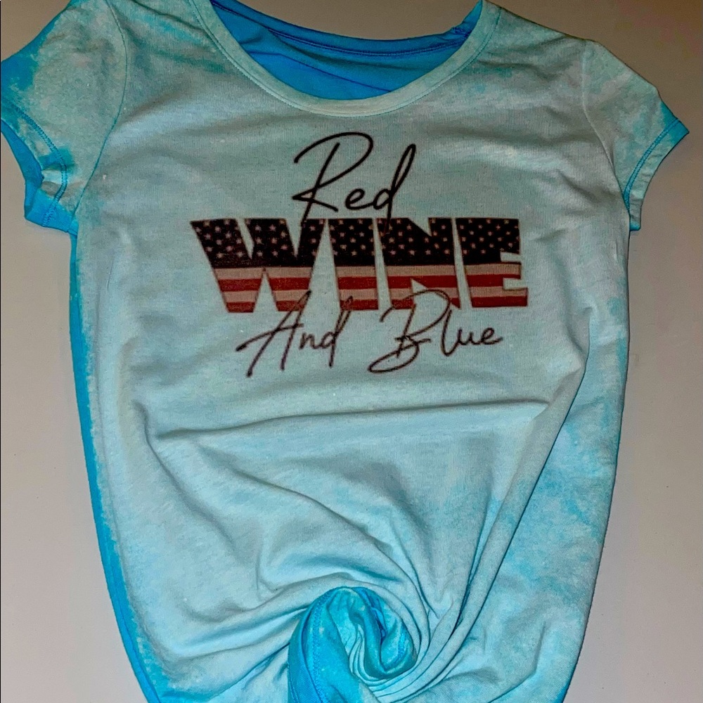 Red, Wine, and Blue Tee